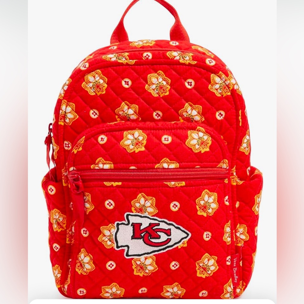 Kansas City Chiefs Vera Bradley backpack . Taylor Swifts boyfriend’s team!